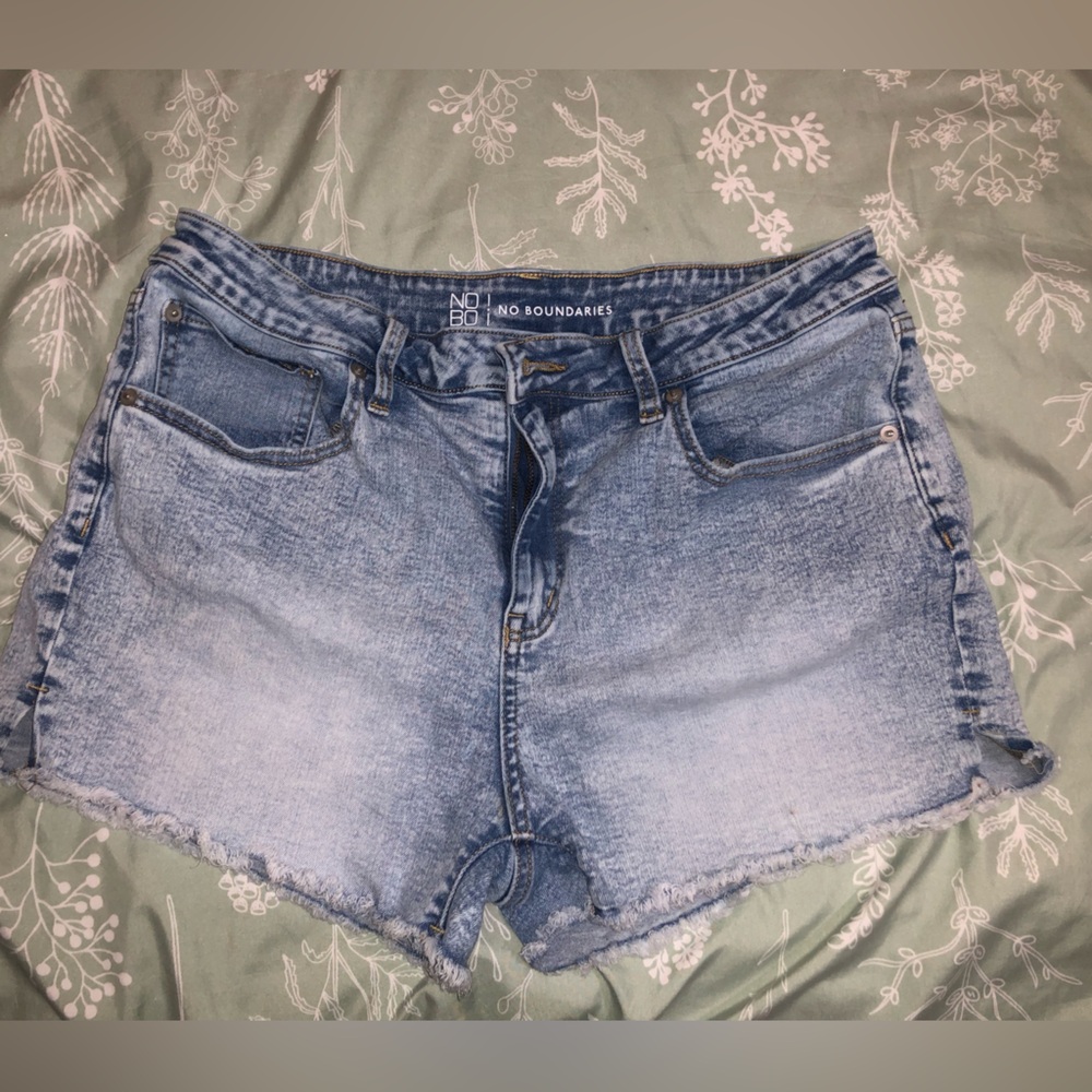 Light Wash Jean Shorts